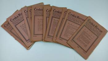 Česká revue - měsíčník Národní strany svobodomyslné, věnovaný veřejným otázkám - ročník 1913 - čísla 1 - 12 - KOMPLETNÍ ROČNÍK