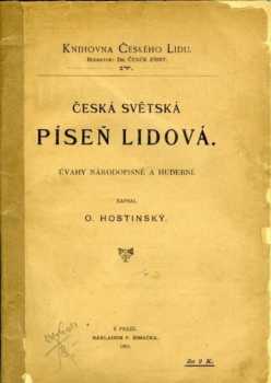 Píseň světská píseň lidová