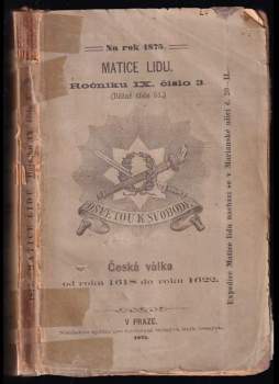 Česká válka od r. 1618 do roku 1622
