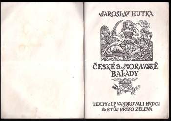 Jaroslav Hutka: České a moravské balady