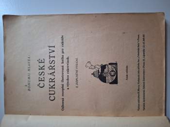 Bohumil Hlavsa: České cukrářství