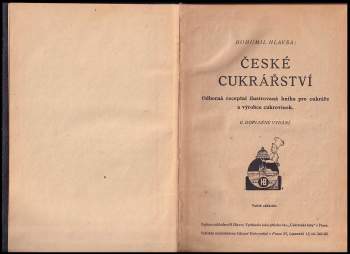 Bohumil Hlavsa: České cukrářství