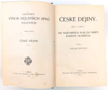 Václav Novotný: České dějiny