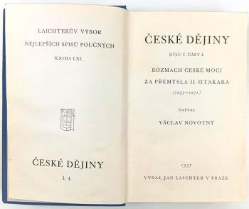 Václav Novotný: České dějiny
