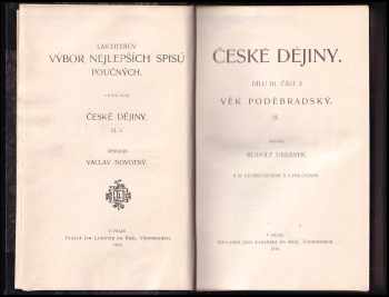 Rudolf Urbánek: České dějiny