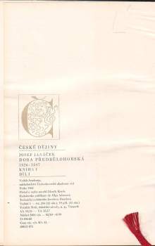 Josef Janáček: České dějiny