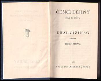 Josef Šusta: České dějiny