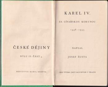 Josef Šusta: České dějiny