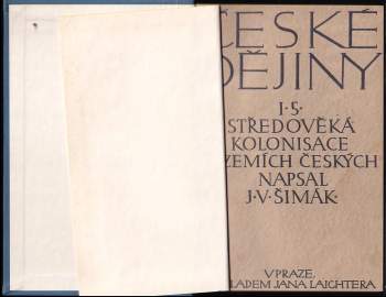 Josef Vítězslav Šimák: České dějiny