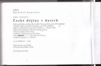 Jiří Pernes: České dějiny v datech
