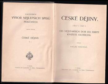 Václav Novotný: České dějiny