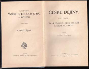 Václav Novotný: České dějiny