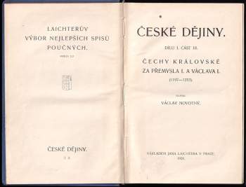 Václav Novotný: České dějiny