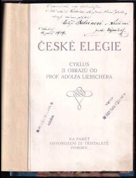Adolf Liebscher: České elegie