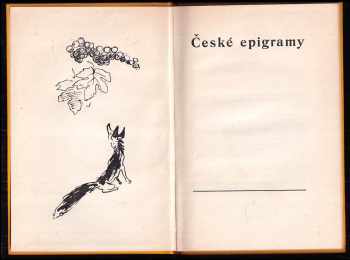 I Ludevít: České epigramy