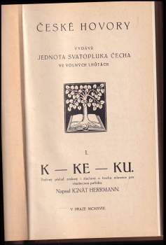 Ignát Herrmann: České hovory