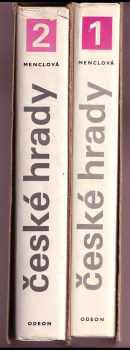 📗 České hrady Díl 1 + 2 KOMPLETNÍ Dobroslava Menclová 1972