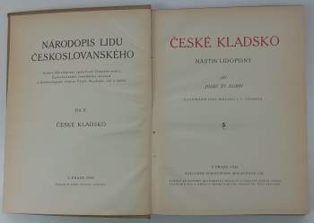 Josef Štefan Kubín: České Kladsko