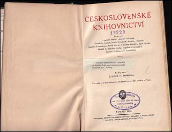František Dvořák: České knihovnictví o knihách a knihovnách