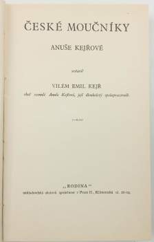 Anuše Kejřová: České moučníky Anuše Kejřové