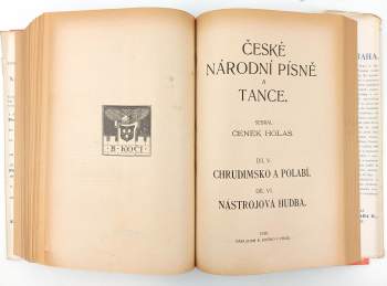 Čeněk Holas: České národní písně a tance
