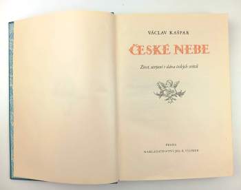 Václav Kašpar: České nebe
