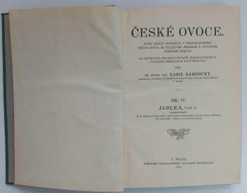 Karel Kamenický: České ovoce- Jablka