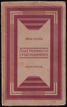 České písmenictví s ptačí perspektivy