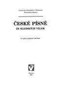 Dobové české slovesné reflexe slezských válek