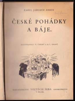 Karel Jaromír Erben: České pohádky a báje