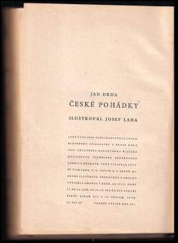 Jan Drda: České pohádky