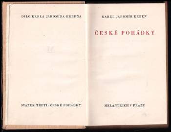 Karel Jaromír Erben: České pohádky