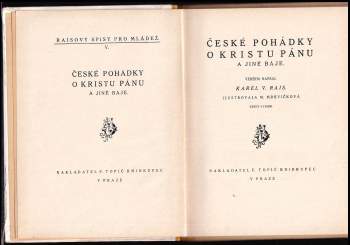 Karel Václav Rais: České pohádky o Kristu Pánu a jiné báje