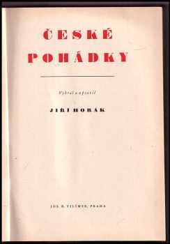 Jiří Horák: České pohádky