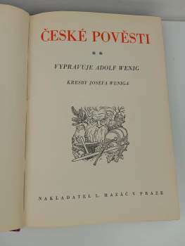 Adolf Wenig: České pověsti