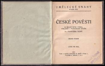 František Rut Tichý: České pověsti