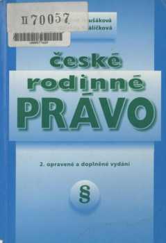 České rodinné právo