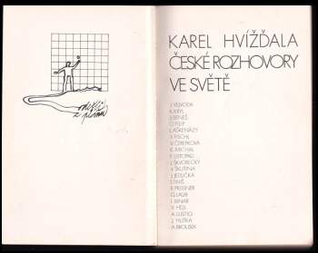 Karel Hvízd'ala: České rozhovory ve světě