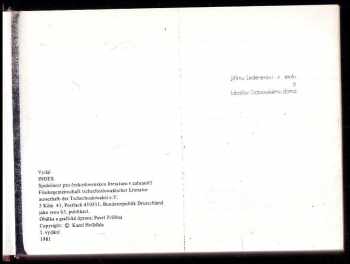 Karel Hvízd'ala: České rozhovory ve světě