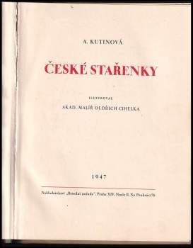 Amálie Kutinová: České stařenky