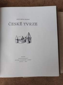 Antonín Hejna: České tvrze