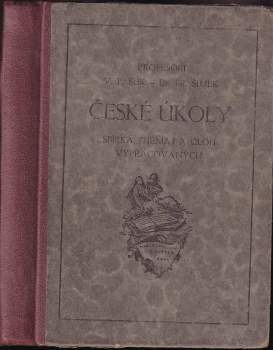 České úkoly na školách středních a ústavech učitelských