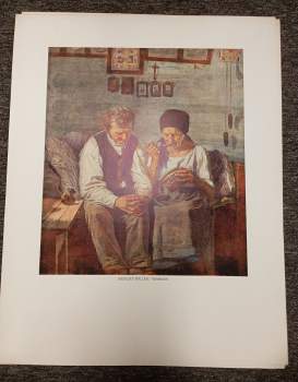 Antonín Hudeček: České umění malířské - soubor 25 reprodukcí