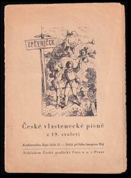 České vlastenecké písně z 19. století