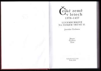 Jaroslav Čechura: České země v letech 1378-1437