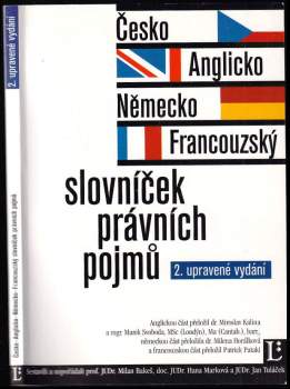 Česko-anglicko-německo-francouzský slovníček právních pojmů
