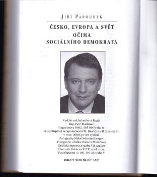 Jiří Paroubek: Česko, Evropa a svět očima sociálního demokrata