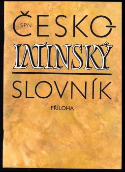 Česko-latinský slovník