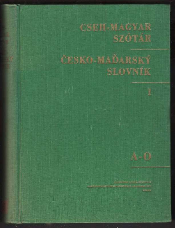 László Dobossy: Česko-maďarský slovník. 2 Díly Komplet
