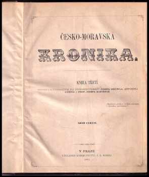 Karel Vladislav Zap: Česko-moravská kronika